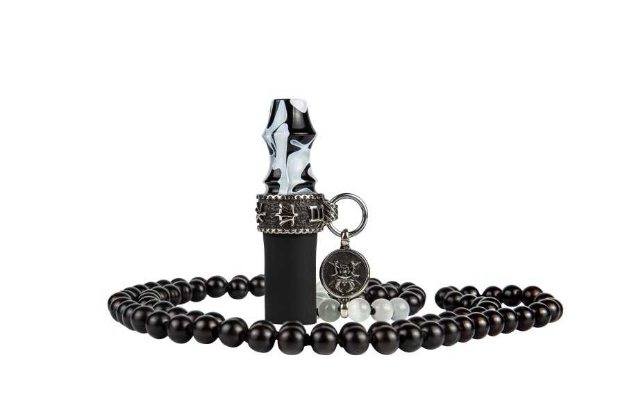Мундштук Индивидуальный/персональный Japona Samurai Beads White