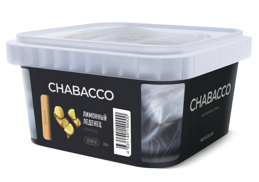 Chabacco Medium Lemon drop (Лимонный леденец), 200 гр