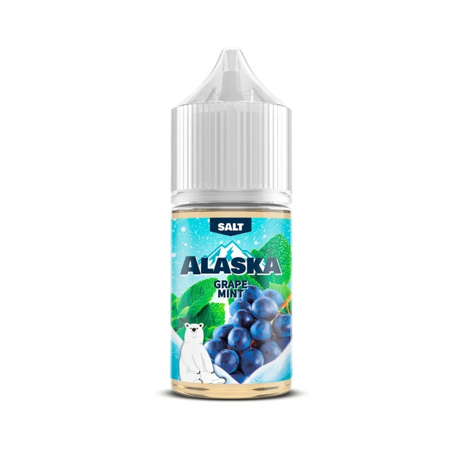 Alaska SALT Grape Mint / Замороженный виноградно-мятный напиток, 20 - 30мл