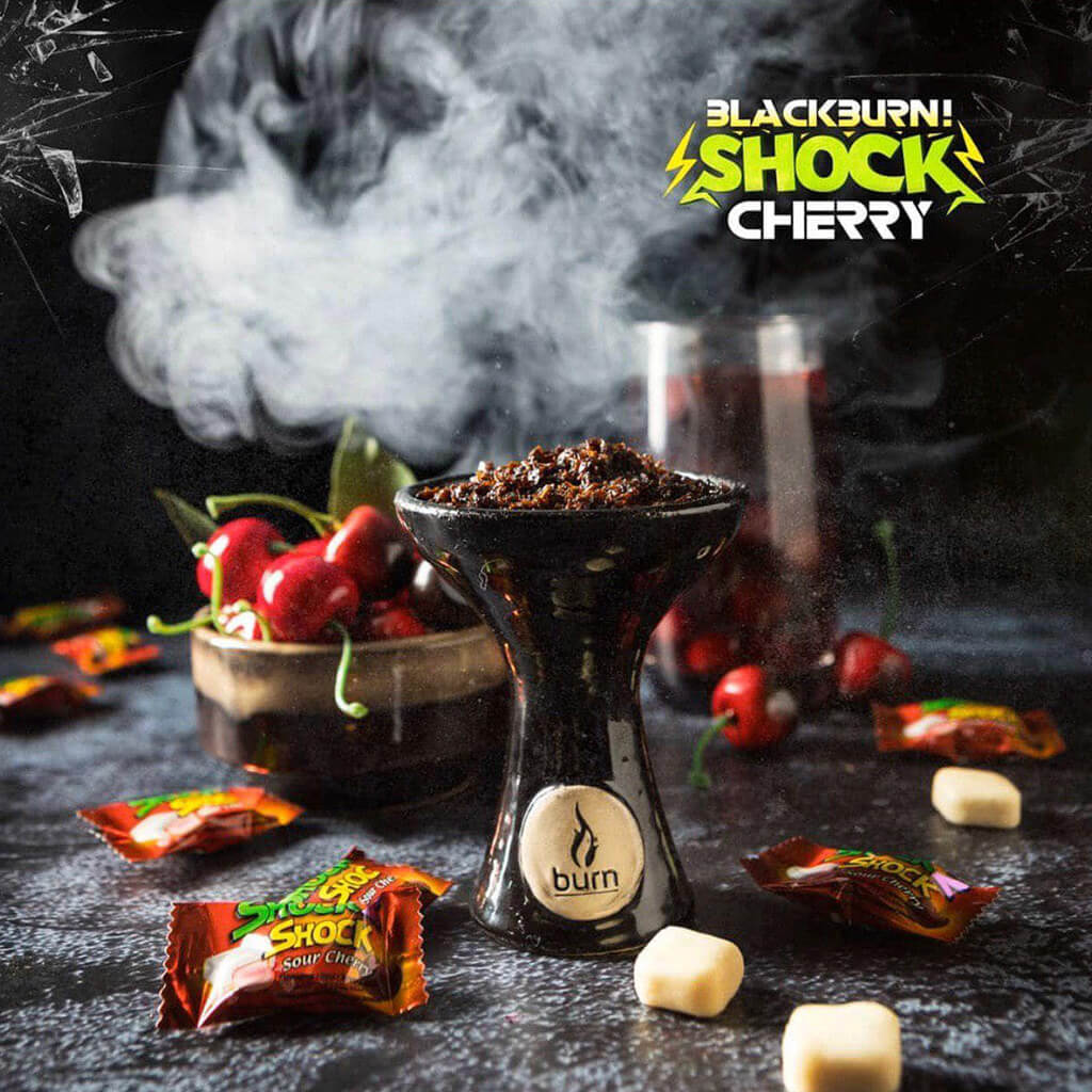 Табак кальяна Black Burn со вкусом Cherry Shock (Кислая Вишня)