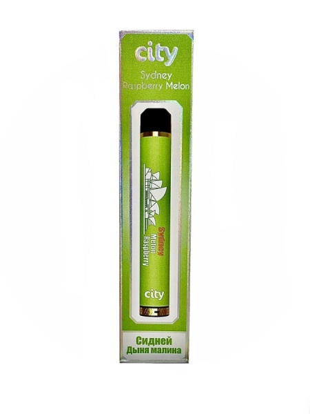 City Highway 0MG 1600 затяжек Salt 0% Сидней - Дыня малина