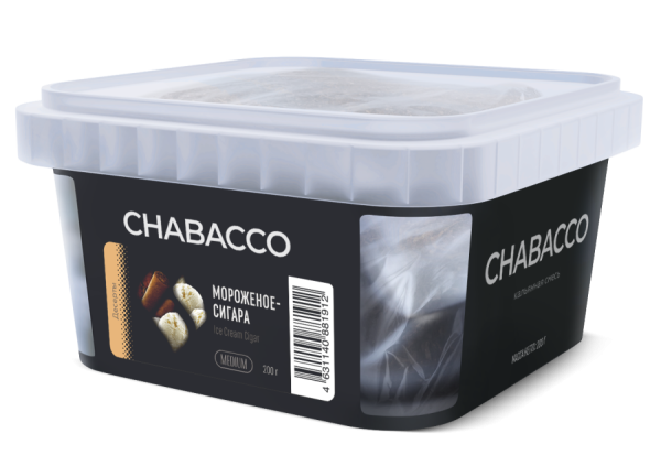 Chabacco Medium Ice Cream Cigar (Мороженое-Сигара), 200 гр