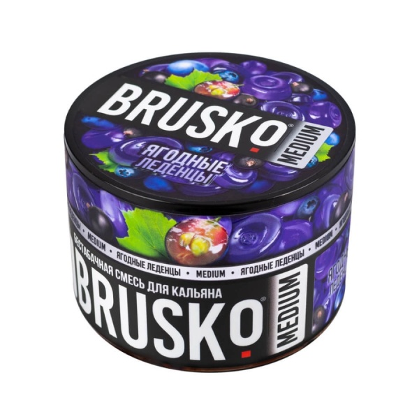 Brusko Medium Ягодные Леденцы 50 гр