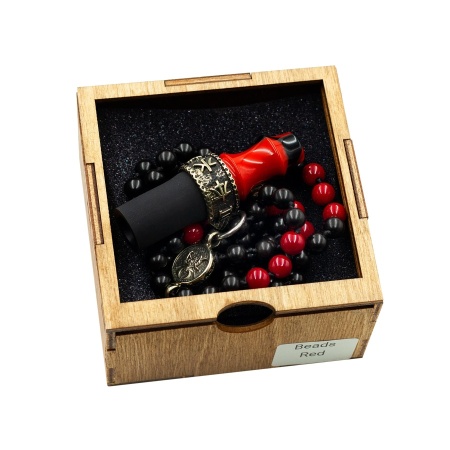 Мундштук Индивидуальный/персональный Japona Samurai Beads Red