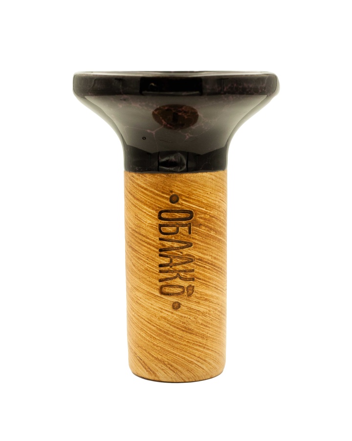 Чаша Облако Flow - Желто-черный малиновый мрамор