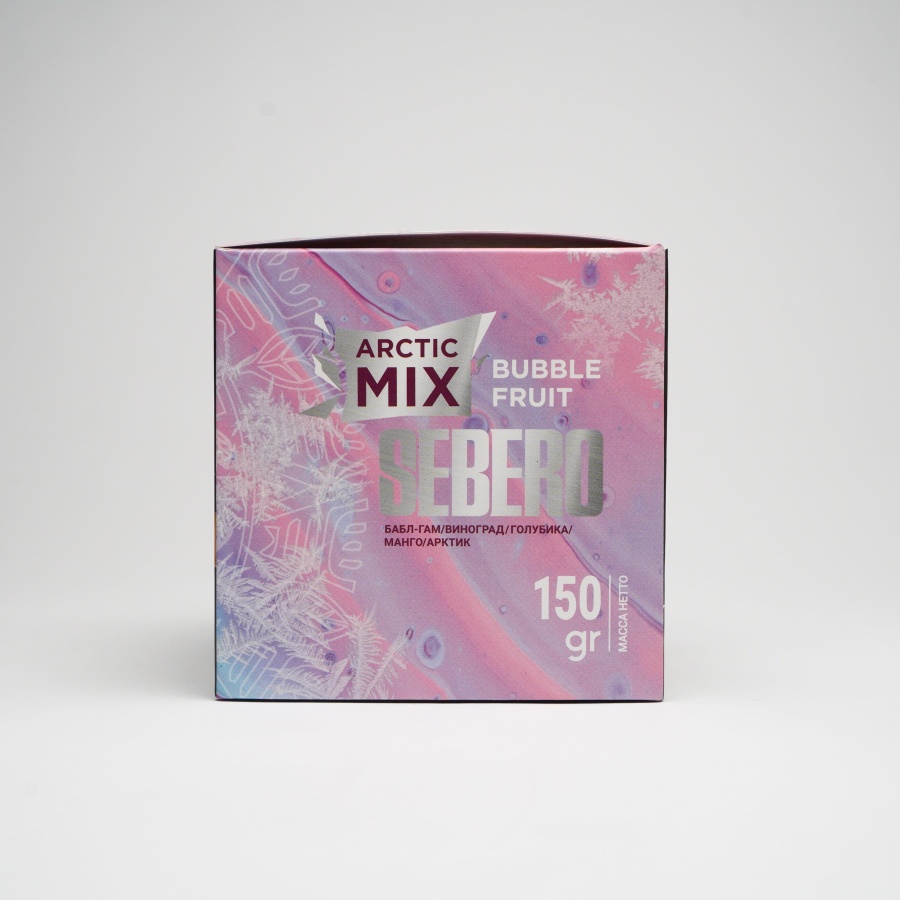 Sebero Arctic Mix Bubble Fruit (Бабл-гам, виноград, голубика, манго, арктик), 150 гр