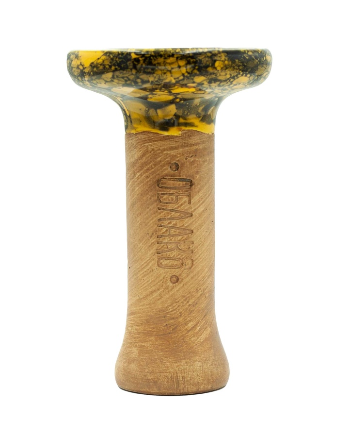 Чаша Облако Glaze Phunnel S - Желтый черный мрамор 