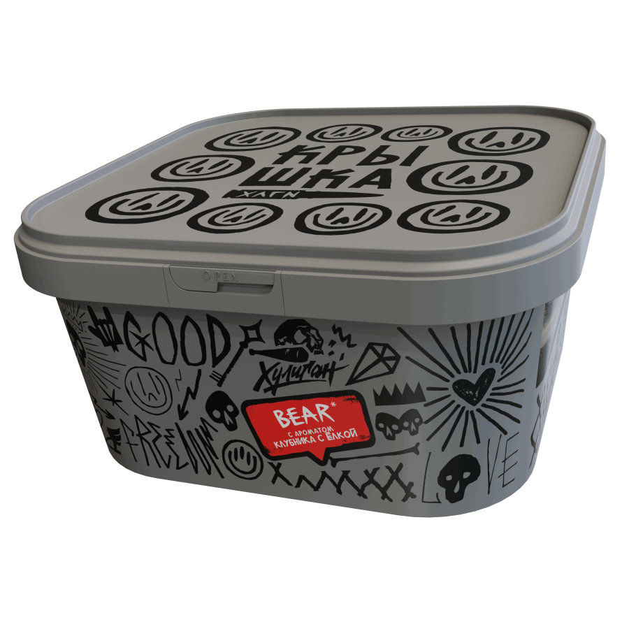 HLGN - BEAR (Клубника с елкой), 200 гр