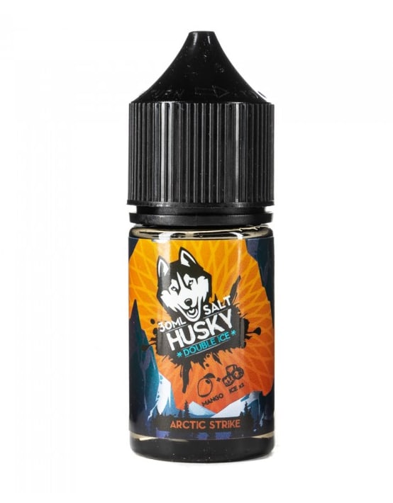 Husky Double ice Salt 30 мл Arctic strike (Северный манго тёмно-синего цвета)