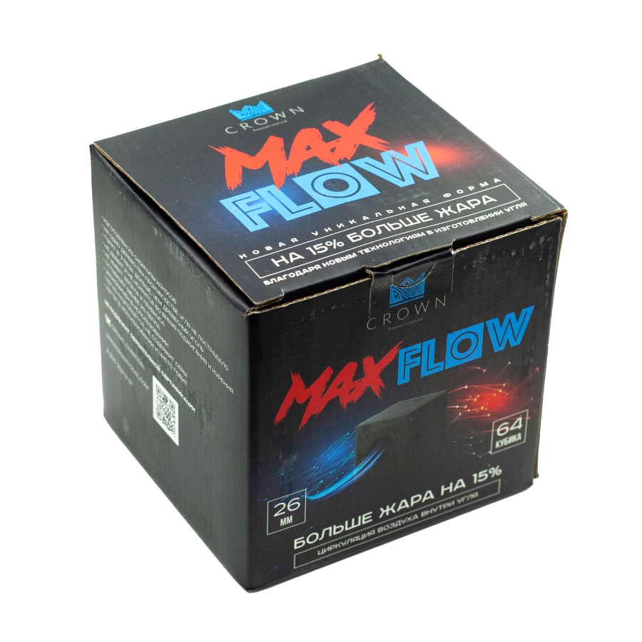 Уголь Crown MaxFlow 64 (26х26х26) купить по выгодной цене в Перми