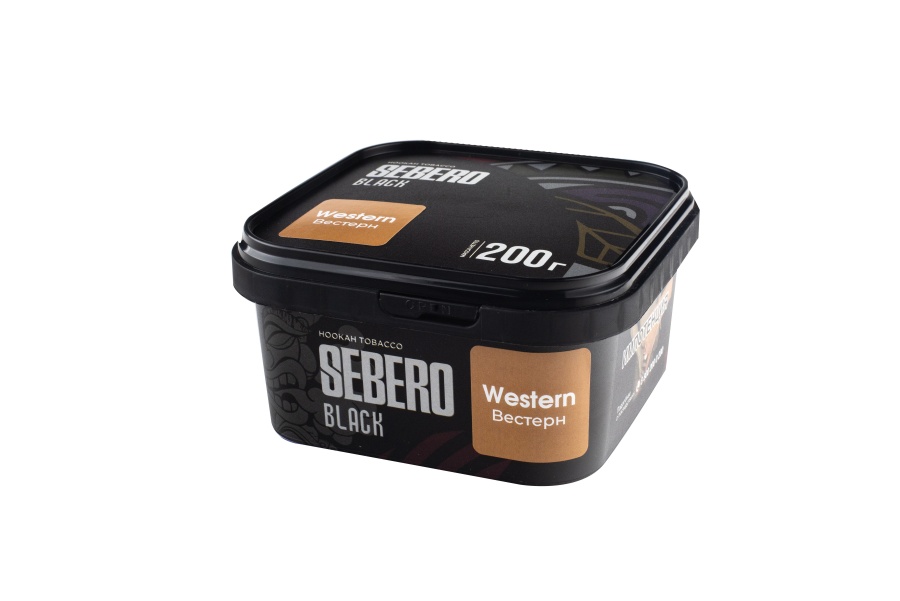 Sebero Black с ароматом Вестерн (Western), 200 гр