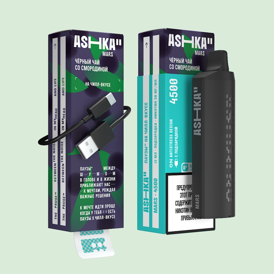 ASHKA MARS 4500 Черный чай со смородиной