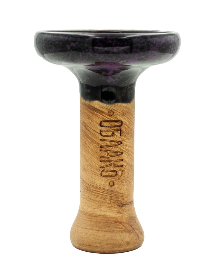 Чаша Облако Glaze Phunnel L - Фиолетовый черный мрамор