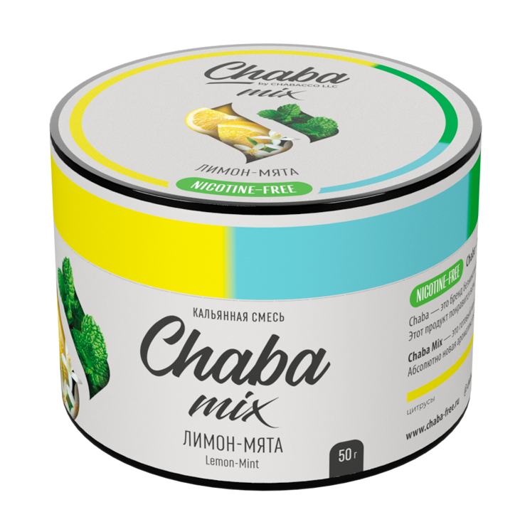 Chaba Mix Lemon-Mint (Лимон-Мята) Nicotine Free 50 гр