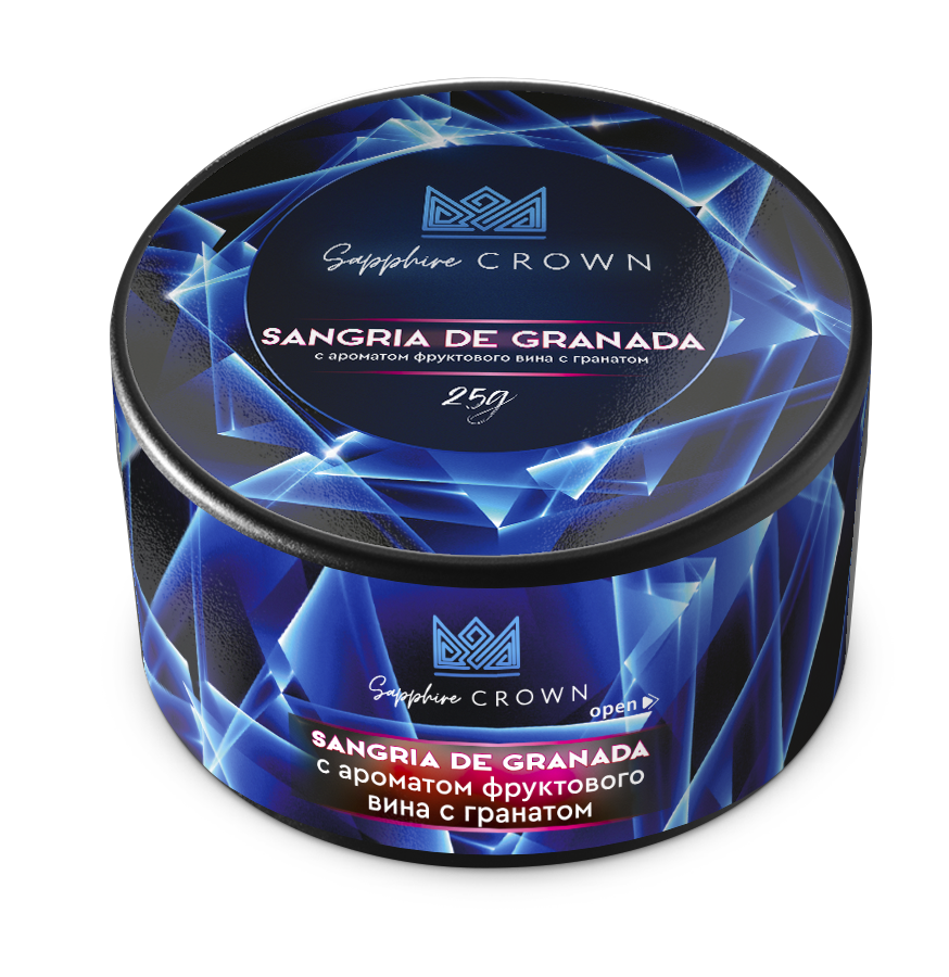 Sapphire Crown с ароматом Sangria De Granada (Фруктовое вино с гранатом), 25 гр