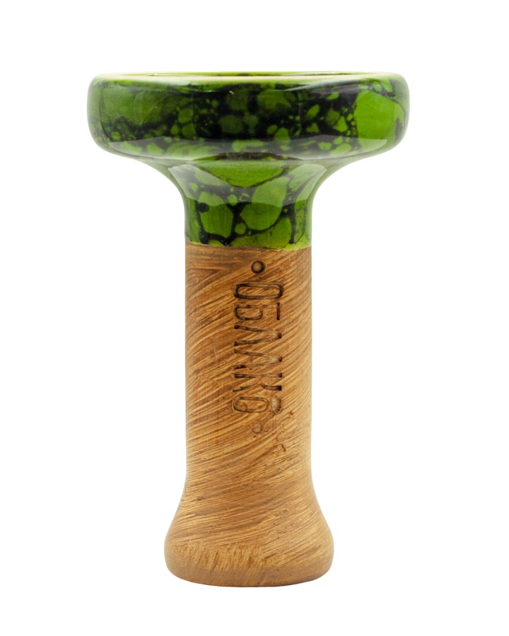 Чаша Облако Glaze Black - Зелено-черный мрамор