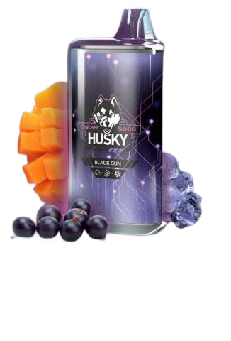 HUSKY CYBER 8000 Black Sun / Манго, чёрная смородина, лёд