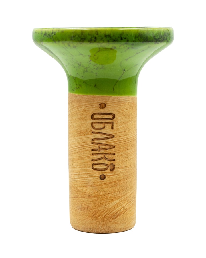 Чаша Облако Flow - Голубой/Зелено-черный мрамор