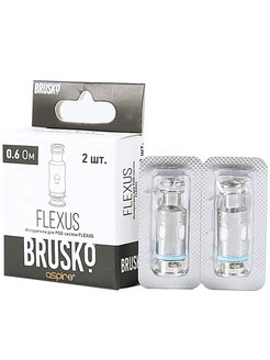 Испаритель Brusko AF Mesh Coil для Flexus, Block 0.6 Ом (кр.2)