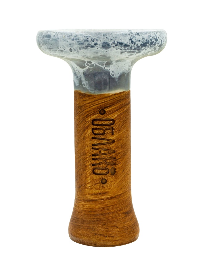 Чаша Облако Glaze Phunnel S - Серо-белый мрамор