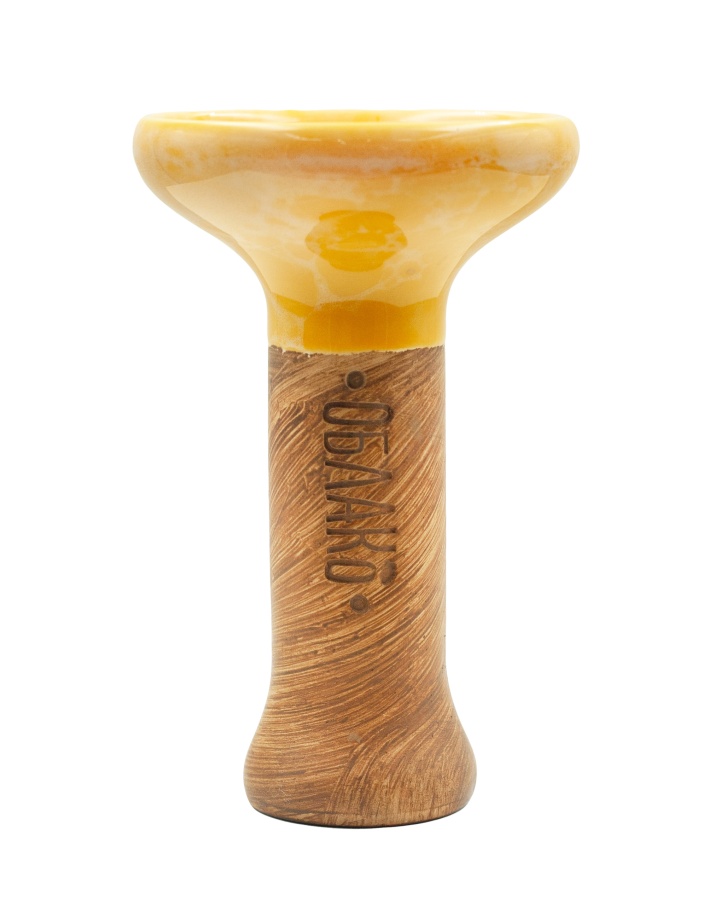 Чаша Облако Glaze Phunnel M - Оранжево-белый мрамор