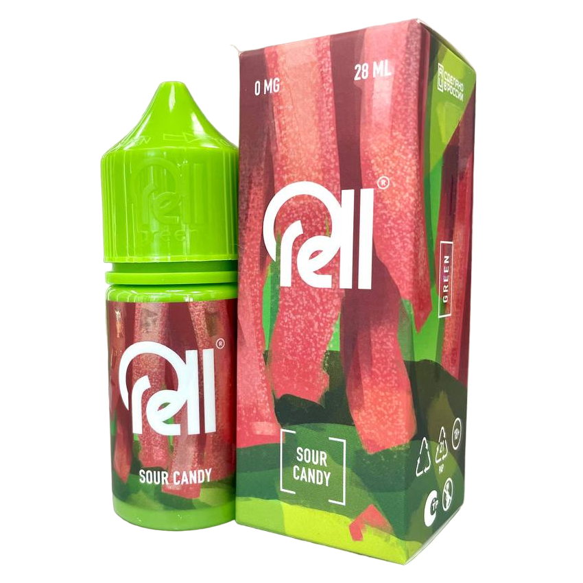 RELL GREEN Sour candy (28мл, 0мг/см3)