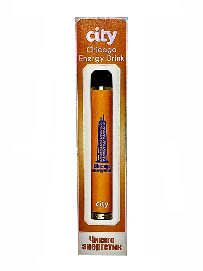 City Highway 0MG 1600 затяжек Salt 0% Чикаго - Энергетик