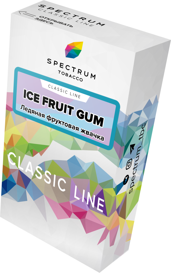 Spectrum Classic Line Ice Fruit Gum (Ледяная Фруктовая Жвачка), 40 гр