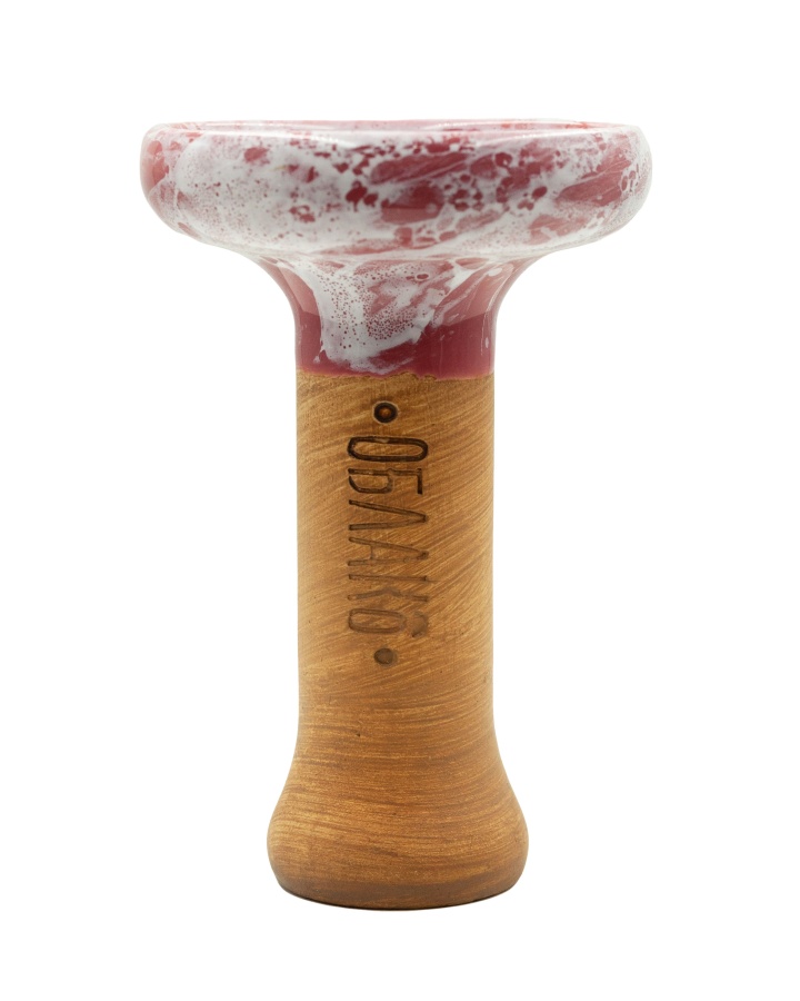 Чаша Облако Glaze Phunnel L - Малиново-белый мрамор