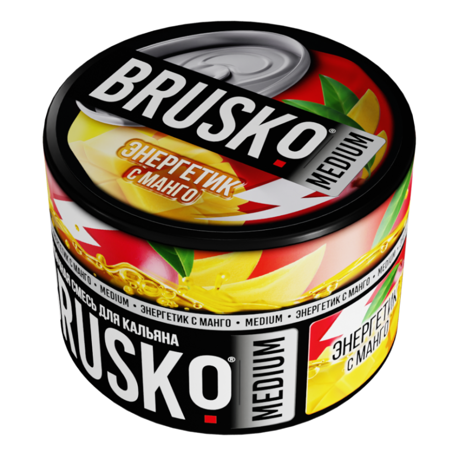 Brusko Medium Энергетик Манго 50 гр