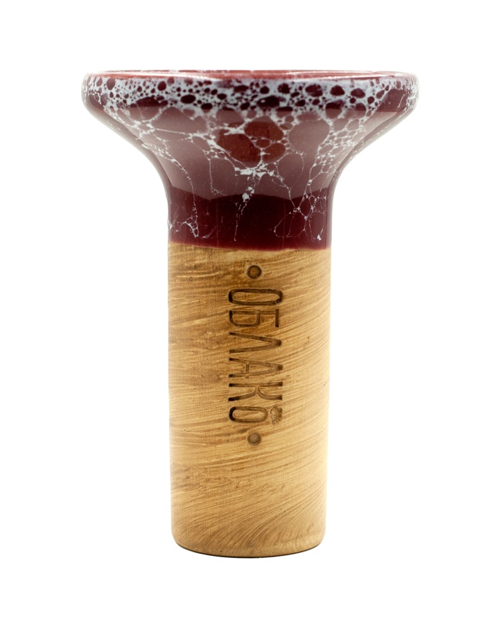 Чаша Облако Flow - Белый/Вишнево-белый мрамор