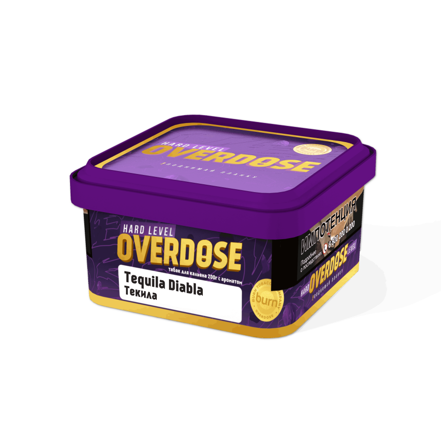 Overdose Tequila Diabla (Текила), 200 гр