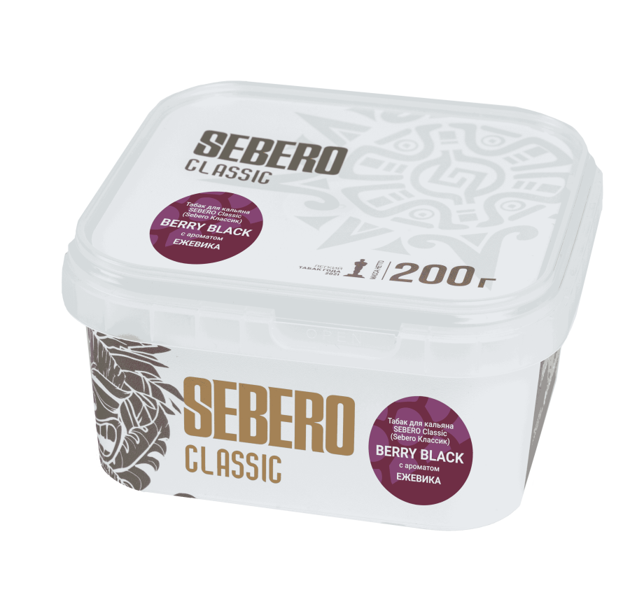 Sebero с ароматом Ежевика (Berry Black), 200 гр