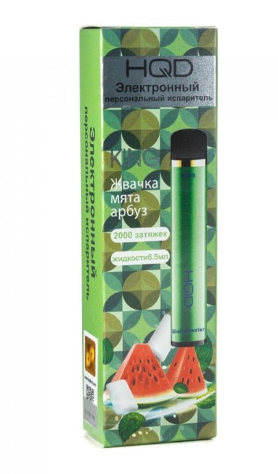 HQD King Bubblewater / Арбузная Жвачка