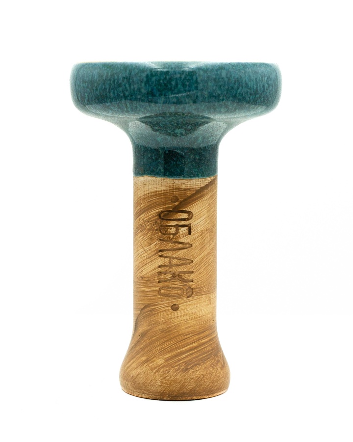 Чаша Облако Glaze Black - Зелёный топаз