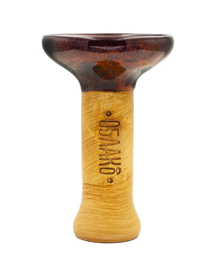 Чаша Облако Glaze Phunnel M - Бордово-оранжевый мрамор