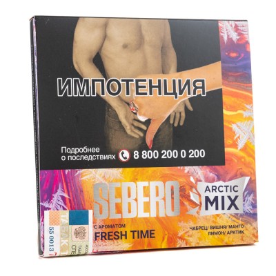 Sebero Arctic Mix Fresh Time (Чабрец, вишня, манго, лимон, арктик), 60 гр