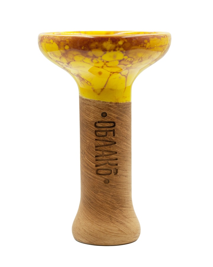 Чаша Облако Glaze Phunnel M - Желто-бордовый мрамор