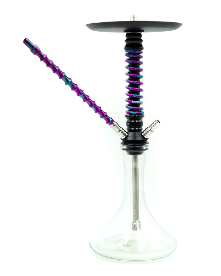 Кальян Coilovers Mini Пурпурно-бирюзовый сплеш