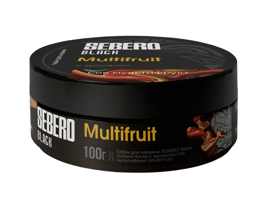 Sebero Black с ароматом Сок мультифрукт (Multifruit), 100 гр