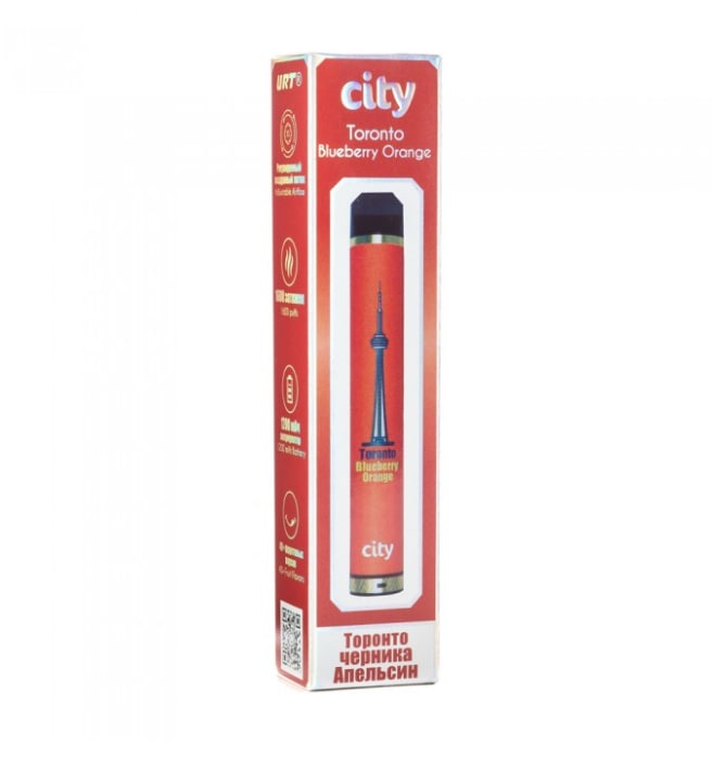 City Highway 1600 затяжек Salt 1,8% Торонто - Черника апельсин