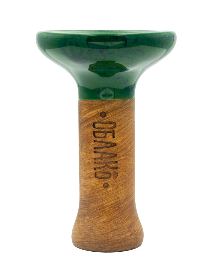 Чаша Облако Glaze Phunnel M - Зелёный синий мрамор