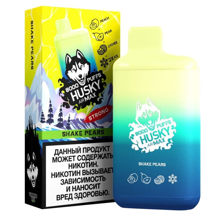 HUSKY AIRMAX STRONG 8000 Shake Pears / Персик, груша, личи с холодом