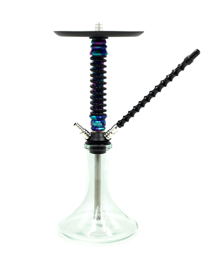 Кальян Coilovers Mini Фиолетово-Бирюзовый/Черный