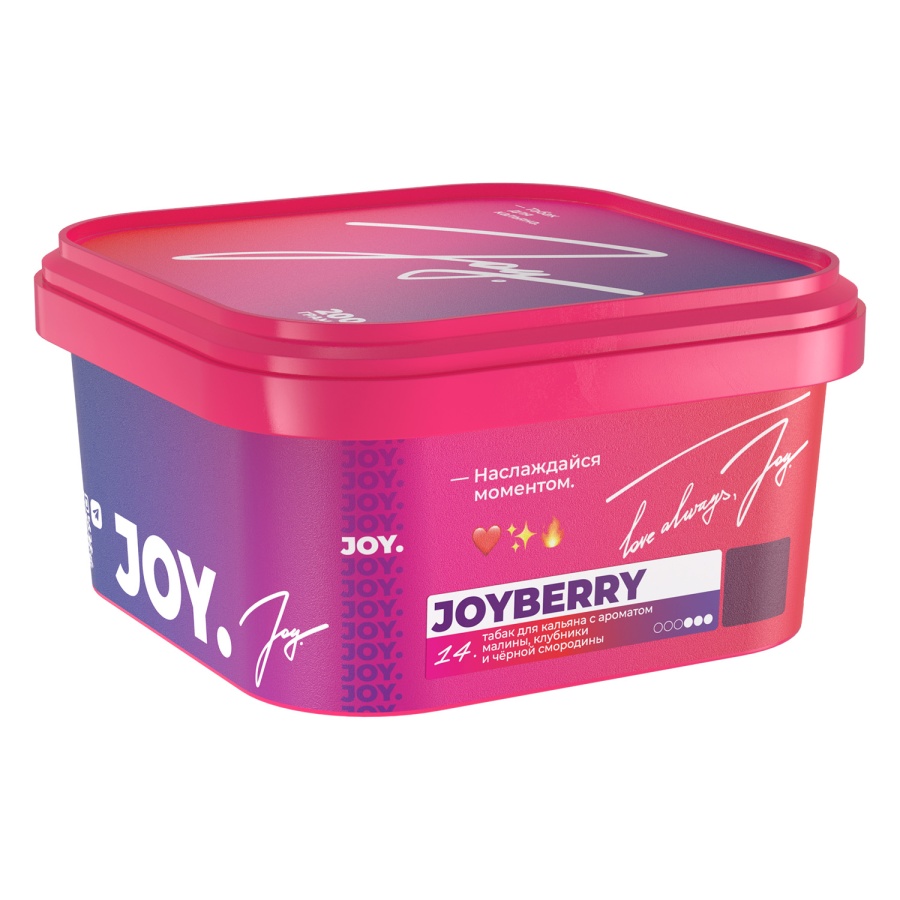 Joy Joyberry (Малина,клубника и черная смородина), 200 гр