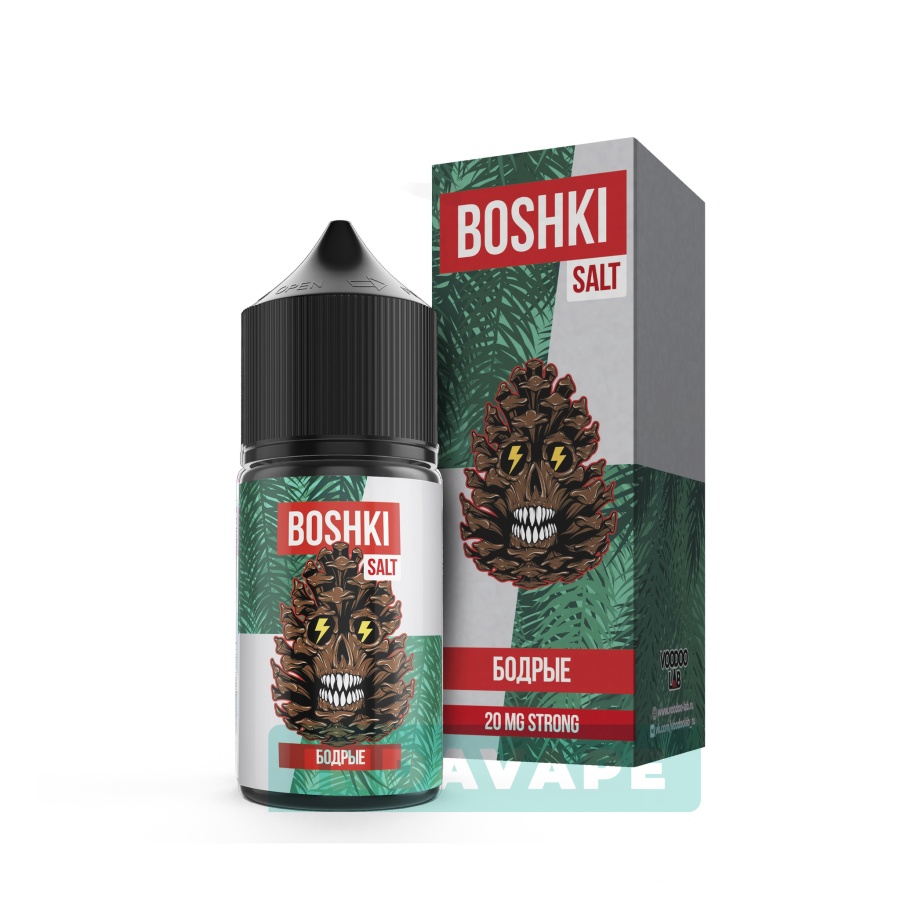 BOSHKI SALT Бодрые / Хвойный энергетик, 20 - 30мл