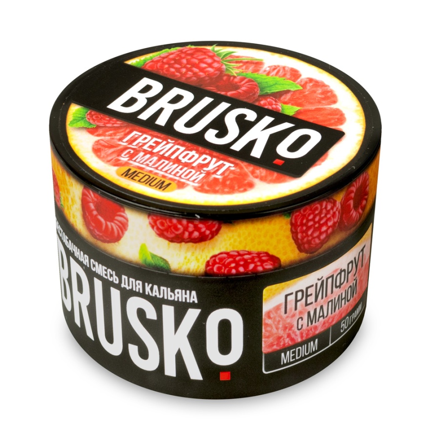 Brusko Medium Грейпфрут с малиной 50 гр