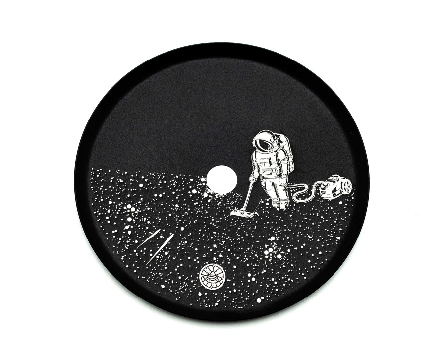 Дизайнерское блюдце плоское Alpha Hookah 13