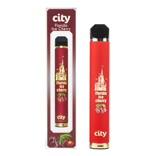 City Highway 0MG 1600 затяжек Salt 0% Флорида - Ледяная вишня