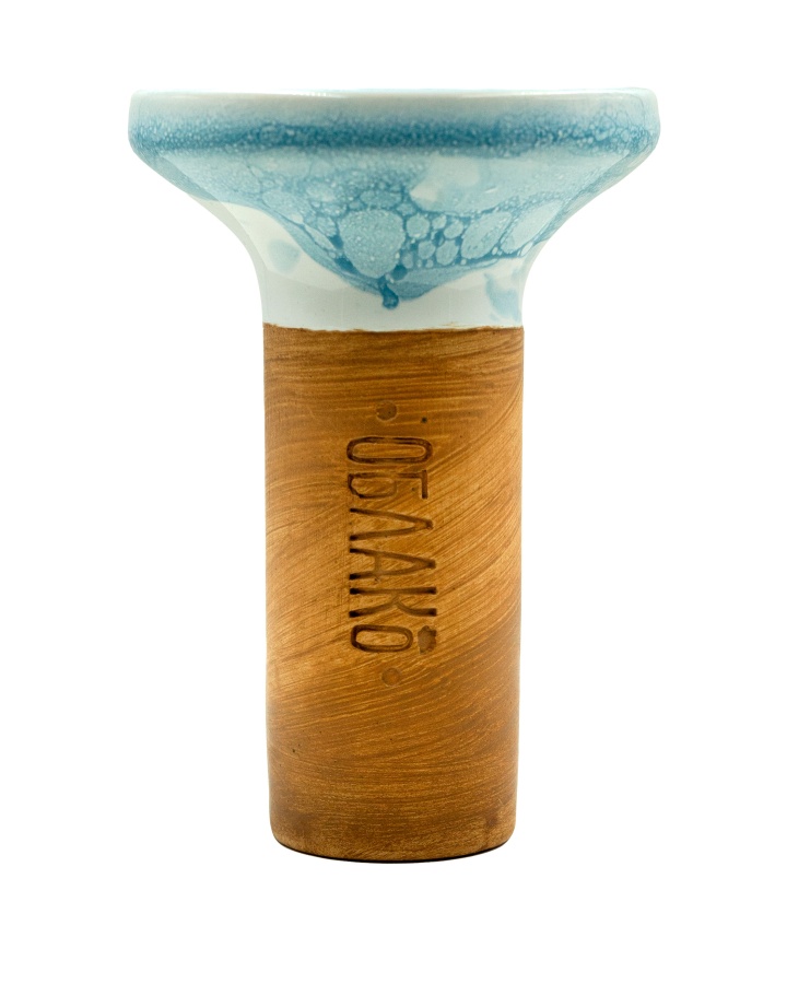 Чаша Облако Flow - Черный/Бело-голубой мрамор